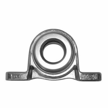 AMI BEARINGS SINGLE ROW BALL BEARING - 20MM STAINLESS X-NARR ECC COLL STAINLESS PLW BLK 2 OPN COV MUP004C